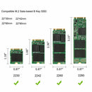 Maiwo K3016CL dockingstation för hårddiskkloning SATA och NVMe SSD 1:1 USB3.2 Gen2 10Gbps M-Key och B+M Key SD Express kortläsare