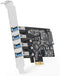 Maiwo KC005A PCI Express x1 kort till 4 externa USB-A 3,1 5Gbps