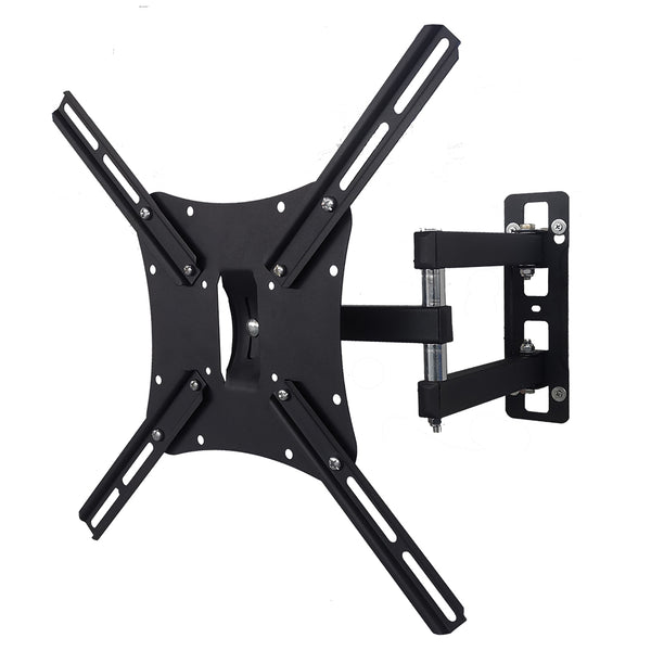 NÖRDIC väggfäste två leder för monitor och TV 14-50 max 20kg vridbar och lutbar VESA 100x100 200x200 400x400 skärmfäste TV fäste