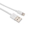 NÖRDIC Lightning kabel (Non MFI) USB A 1m vit 5V 2,1A för Iphone och Ipad