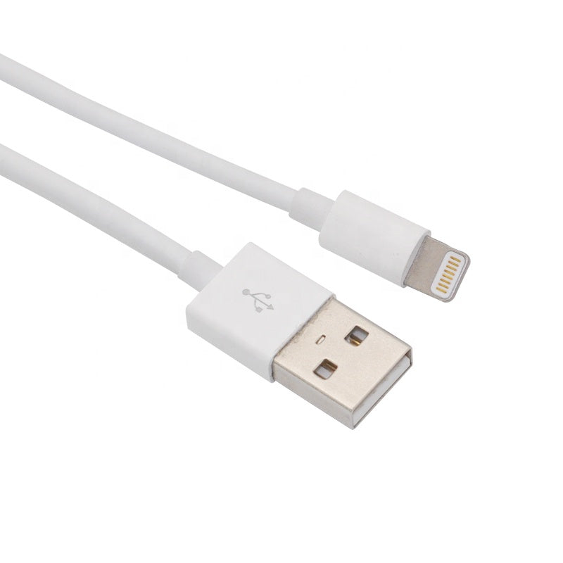 NÖRDIC Lightning kabel (Non MFI) USB A 5m vit 5V 2,1A för Iphone och Ipad