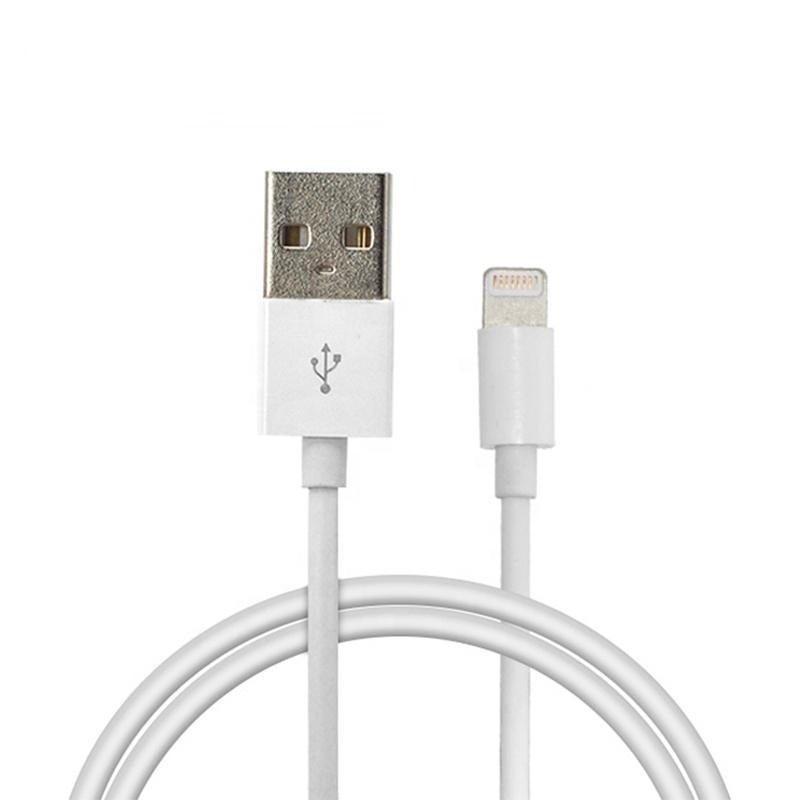 NÖRDIC Lightning kabel (Non MFI) USB A 3m vit 5V 2,1A för Iphone och Ipad