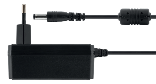 DELTACO Nätadapter, 100-240V AC 50/60 Hz till 12V DC, 3A, 1,5m kabel, svart