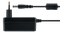 DELTACO Nätadapter, 100-240V AC 50/60 Hz till 12V DC, 2A, 1,5m, svart