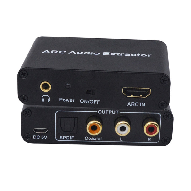 NÖRDIC HDMI ARC till RCA SPDIF Toslink Coaxial och stereo HDMI ARC Konvertare DAC