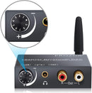 Digital to Analog DAC convertor 192kHz med 5.0 Bluetooth optisk koaxial och TOSLINK digital Audio till Stereo Analog RCA & 3.5mm
