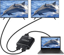 NÖRDIC HDMI Splitter 1 till 2 4K 60Hz HDCP2.2 18Gbps HDMI kablar i bilder ingår ej