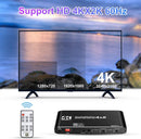 NÖRDIC HDMI matrix Switch 4 till 2 med Audio Extractor och ARC, 4Kx2K i 60Hz, YUV 4:4:4 18Gbps HDCP 2.2, 5.1 Surround, Metal