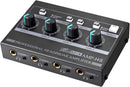 NÖRDIC 4-kanals Hörlursförstärkare 6,3mm och 3,5mm MICROAMP AMP-I4II