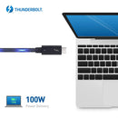 Cable Matters 2m Thunderbolt 4 USB C aktiv kabel 40Gbps 100W laddning 8K video kompatibel med USB 4 och Thunderbolt 3