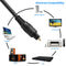 NÖRDIC Toslink-Toslink digital fiber kabel 1m Optisk SPDIF kabel