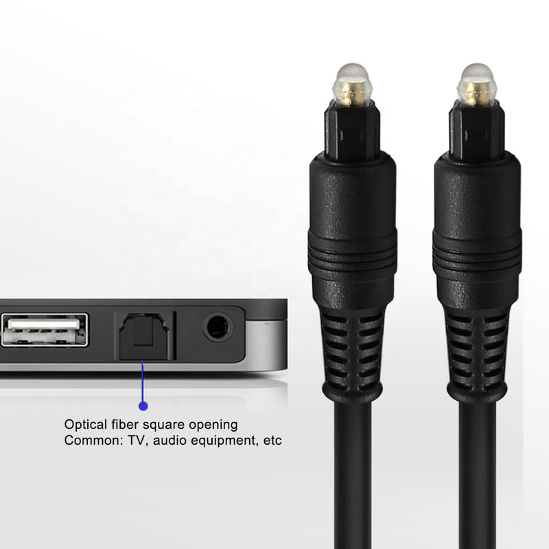 NÖRDIC Toslink-Toslink digital fiber kabel 5m Optisk SPDIF kabel