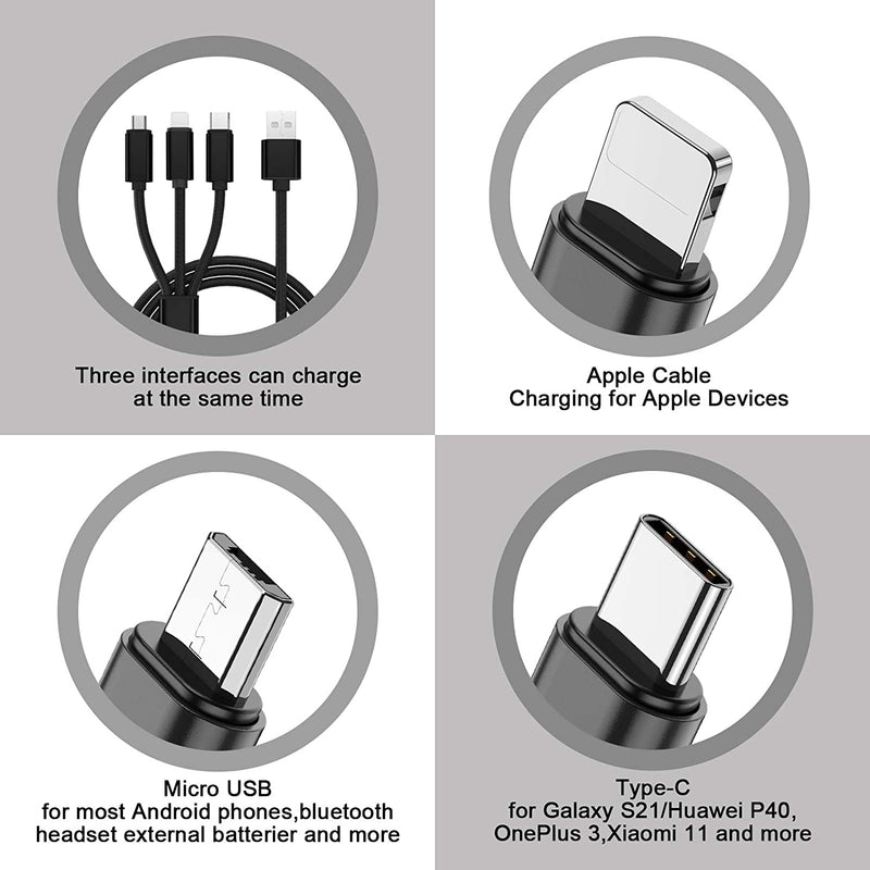 1 m USB till Lightning-kabel - iPhone/iPad/iPod-laddningskabel - Lightning  till USB-kabel för laddning med hög hastighet - Apple MFi-certifierad - Vit