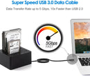 NÖRDIC kabel 50Cm USB3.1 A hane till A hane 5Gbps Super Speed USB3.0