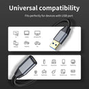 NÖRDIC Aktiv 5m USB3.1 förlängningskabel 5Gbps extension USB A hane till hona för Xbox, PS5, Oculus, skrivare, scanner, Playstation, VR