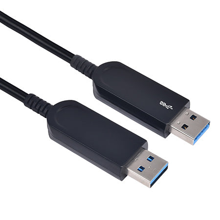 NÖRDIC 15m Aktiv AOC 10Gbps Fiber kabel USB-A 3.1 till USB-A 3.1