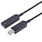 NÖRDIC 10m Aktiv AOC Fiber kabel 10Gbps USB 3.1 A hane till USB3.1 A hona USB 3.1 förlängningskabel