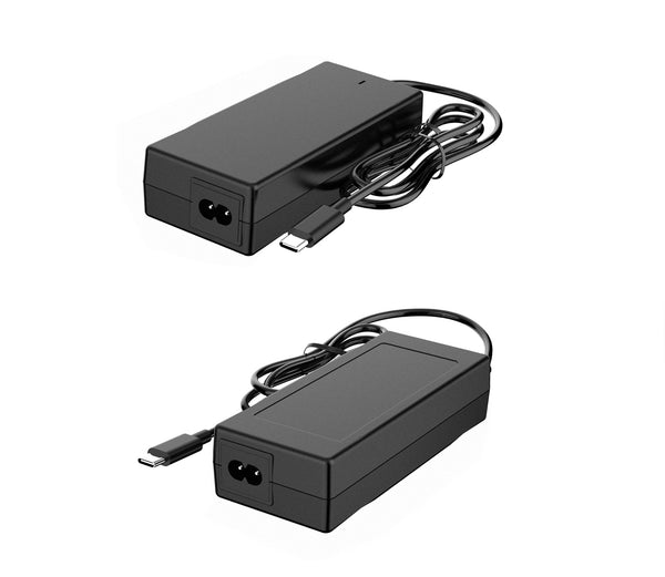 NÖRDIC 87W PD USBC Nätdel för bärbara datorer 5V 3A, 9V 3A, 12V 3A, 15V 3A, 20V 4,35A svart