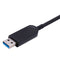 NÖRDIC 10m Aktiv AOC Fiber kabel USB 3.2 Gen2 USB-A till USB-C 10Gbps