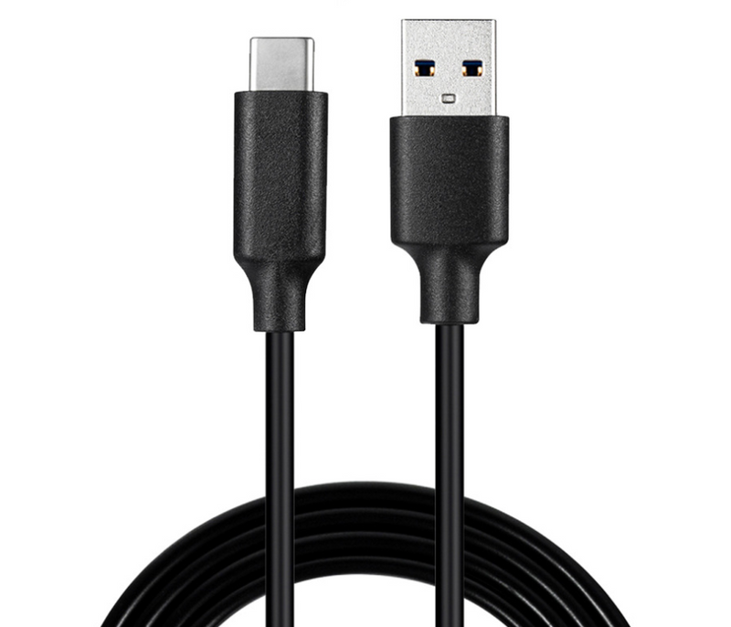 NÖRDIC 50cm USB C 2.0 till USB A kabel 480Mbps svart