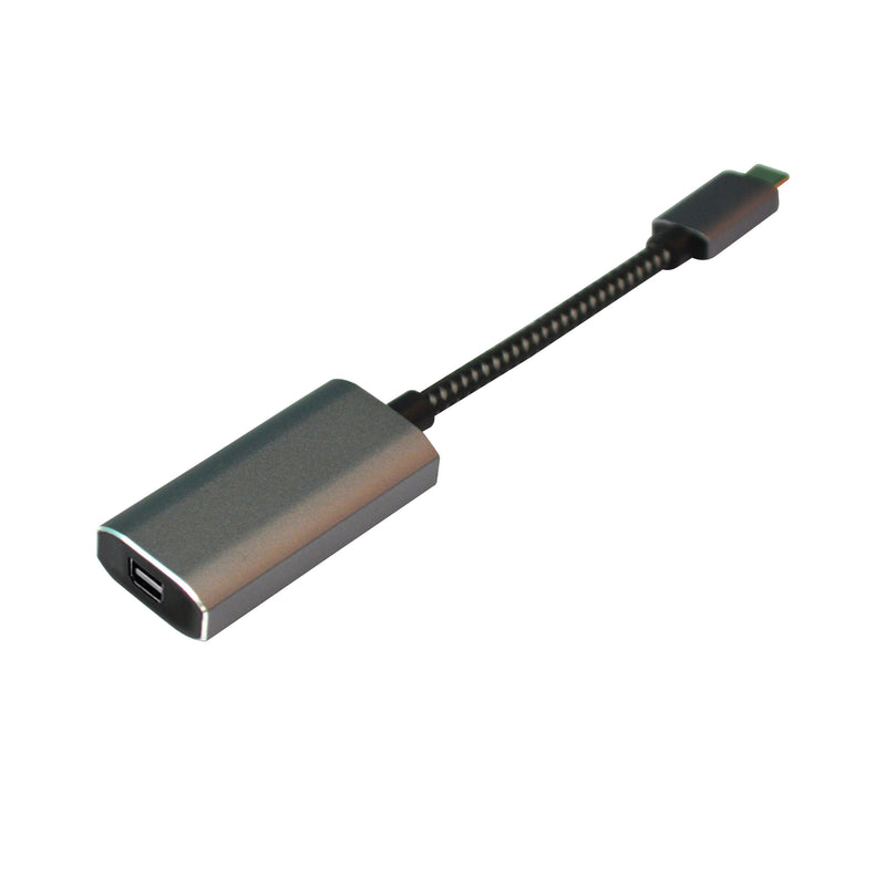NÖRDIC USB C till Mini Displayport adapter 4K i 60Hz 21.6Gbps Stöd för 3D och HDCP 1.4 och 2.2 10cm Aluminium Space Grey