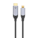 NÖRDIC 50cm kabel USB-C till HDMI 2.1 8K30Hz 4K120Hz 48Gbps HDR Kompatibel med Thunderbolt 3 och 4