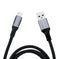 NÖRDIC 1m USB3.2 Gen1 USB-C till A nylonflätad kabel snabbladdning 3A 5Gbps Power Delivery PD 60W
