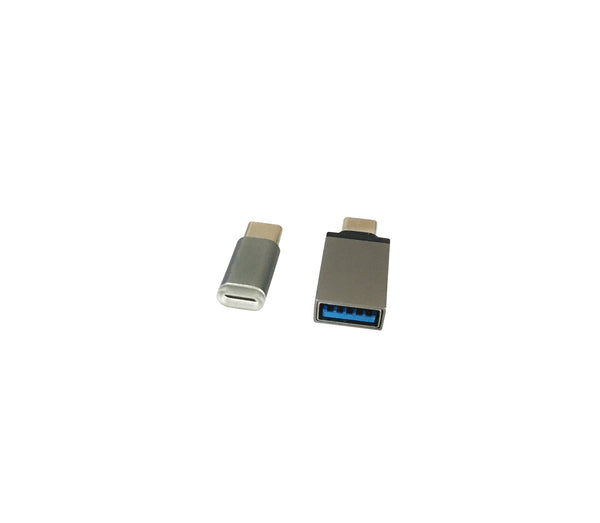 NÖRDIC 2 i 1 adapter kit USB A 3.1 till USB C och Micro USB till USB C