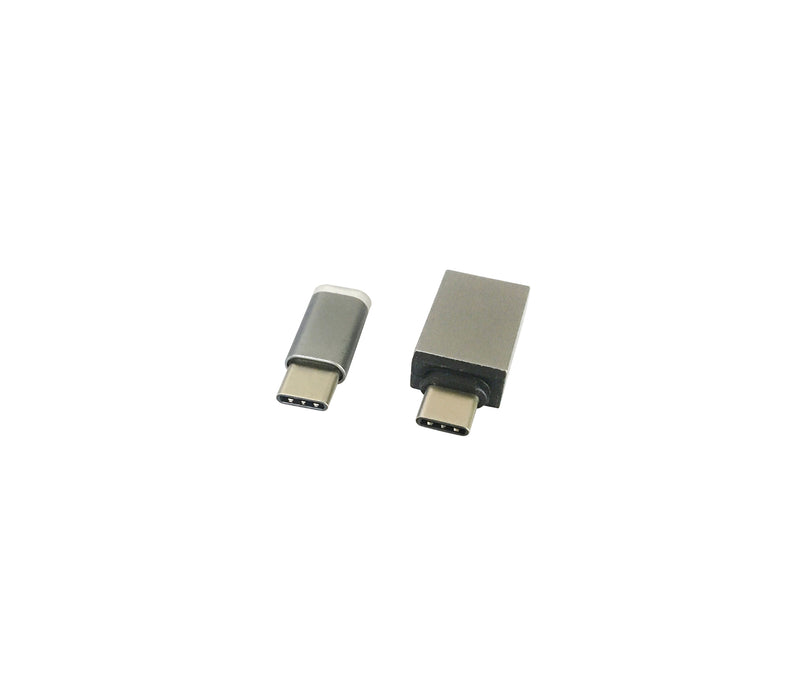 NÖRDIC 2 i 1 adapter kit USB A 3.1 till USB C och Micro USB till