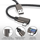NÖRDIC VR Link kabel 5m USB3.2 Gen1 USB-C till A 5Gbps 3A snabb laddning Oculus Quest 2 Super Speed USB Link Cable
