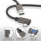 NÖRDIC VR Link kabel 3m USB3.2 Gen1 USB-C till A 5Gbps 3A snabb laddning Oculus Quest 2 Super Speed USB Link Cable