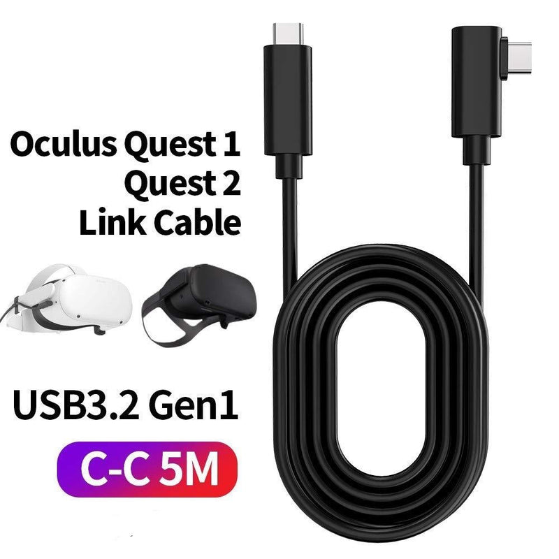 NÖRDIC VR Link kabel 5m USB3.2 Gen1 USB-C till C 5Gbps 3A snabb