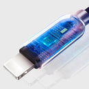 Mcdodo CA-5264 Apple Lightning (Non MFI) till USB A kabel för synkning och snabb laddning, med LED indikator, automatisk laddstop, svart 1,2m
