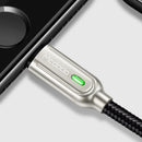 Mcdodo CA-5264 Apple Lightning (Non MFI) till USB A kabel för synkning och snabb laddning, med LED indikator, automatisk laddstop, svart 1,2m