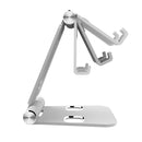 NÖRDIC aluminium Justerbart universiellt bordsstativ för mobiltelefon surfplattor Iphone Ipad hållare roterbar mobilstativ